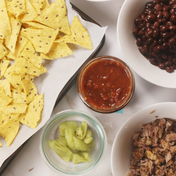 Shredded Pork Nachos